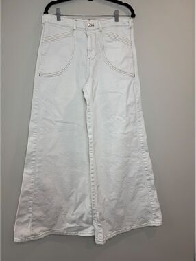 ANTHRPOLOGIE PILCRO High Waist Ultra Wide Leg Trouser-style Jeans 32” waist